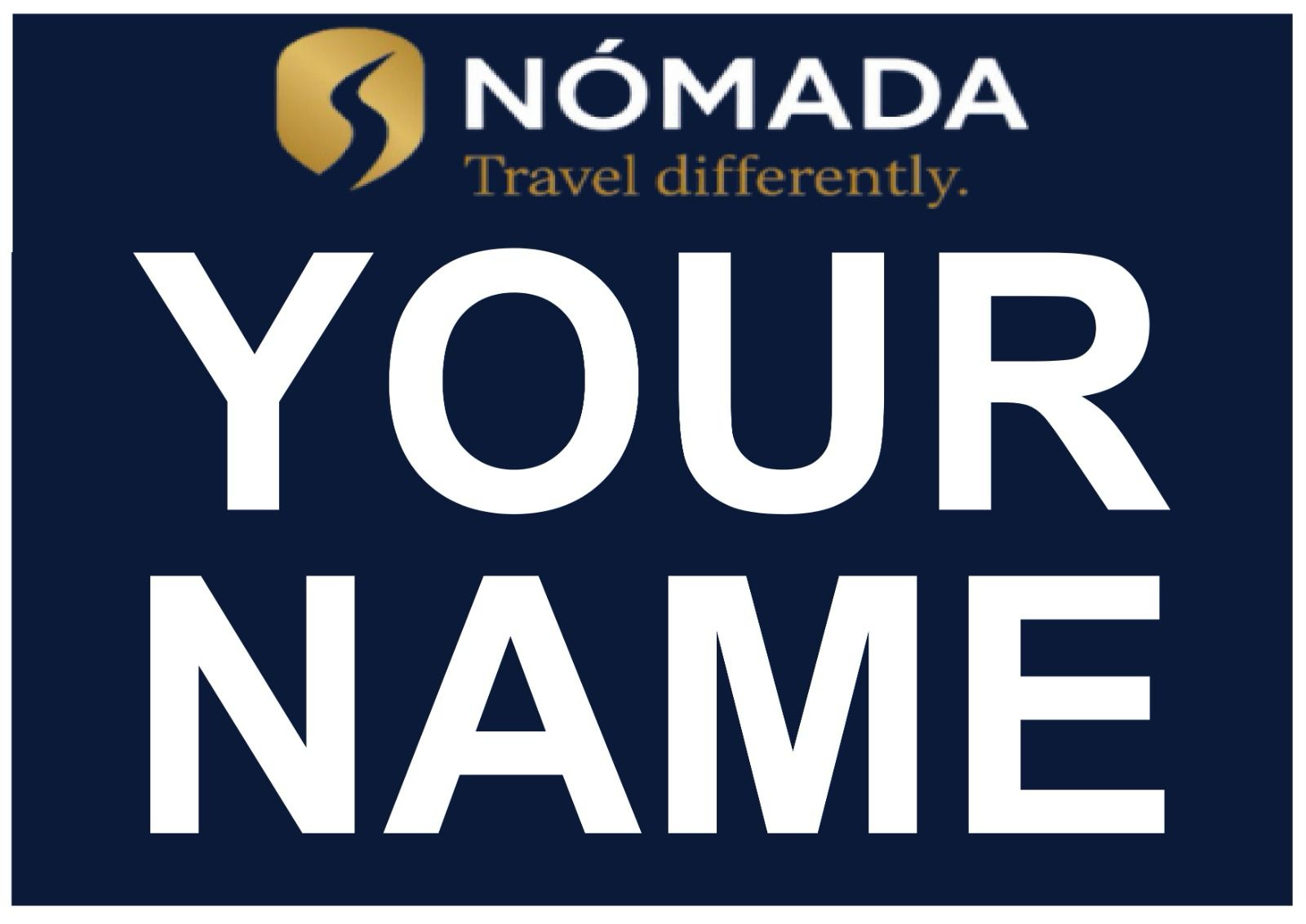 Cartel personalizado NÓMADA